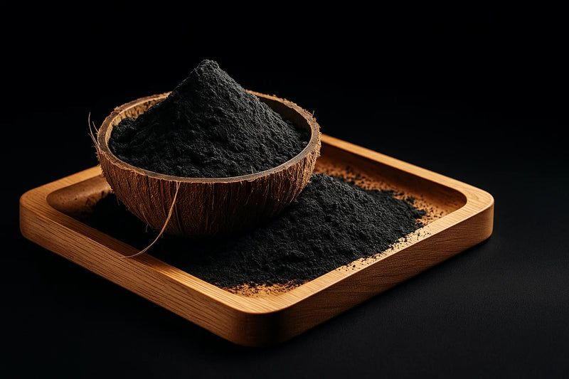 Aktivkohle aus Kokosfasern