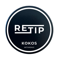 RE-Tip | SET | Wiederverwendbarer Aktivkohlefilter 7mm ⌀ + Aktivkohle (für >100 Anwendungen) + 120ml BIO-Reiniger